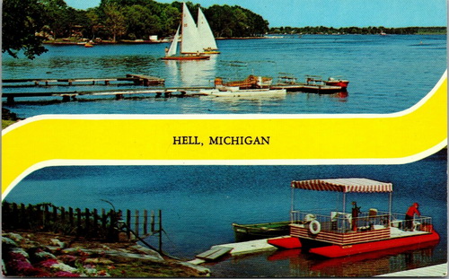 Hell - Old Postcard
